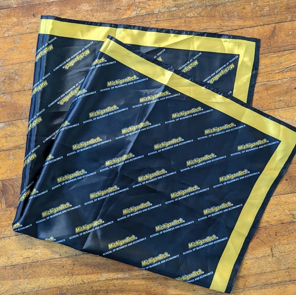 Michigan Technological University School of Business & Economics Silk Scarf